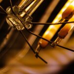 Light, Bulb, Yellow Light, Wire Photo